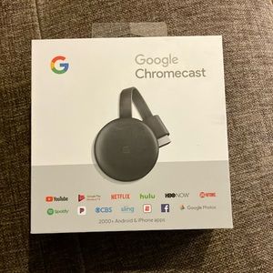 Google Chromecast. Opened but never used.